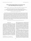 Research paper thumbnail of Climate induced temporal change in Sr-Nd isotope ratios in the valley-fill deposits of the Ganga river