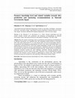 Research paper thumbnail of Farmers' knowledge level and related variables towards olive production and marketing recommendations in Matrouh Governorate, Egypt