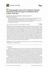 Research paper thumbnail of IR Thermography from UAVs to Monitor Thermal Anomalies in the Envelopes of Traditional Wine Cellars: Field Test