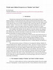 Research paper thumbnail of Worlds Apart: Biblical Perspectives on "Muslims" and "Islam"