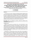 Research paper thumbnail of International Journal of Emerging trends in Engineering and Development ISOLATION AND IDENTIFICATION OF HYDROCARBON DEGRADING MICRO-ORGANISMS FROM CRUDE OIL CONTAMINATED SOILS