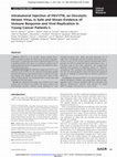 Research paper thumbnail of Intratumoral Injection of HSV1716, an Oncolytic Herpes Virus, Is Safe and Shows Evidence of Immune Response and Viral Replication in Young Cancer Patients