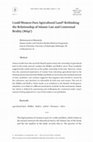 Research paper thumbnail of Could Women Own Agricultural Land? Rethinking the Relationship of Islamic Law and Contextual Reality (Wāqiʿ)