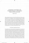 Research paper thumbnail of Social Theory and Underdetermination