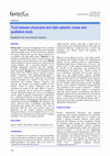 Research paper thumbnail of Trust between physicians and older patients: review and qualitative study