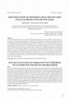 Research paper thumbnail of Identification of Different Meat Species Used in Sucuk Production by PCR Assay