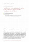 Research paper thumbnail of Triagem de indicadores de altas habilidades/superdotação: validade de critério