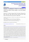 Research paper thumbnail of Emergence of carbapenems resistance in Escherichia coli isolated from different clinical samples at University Hospital of Pakistan