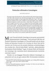 Research paper thumbnail of Nietzsches affirmative Genealogien