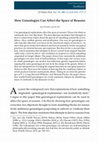 Research paper thumbnail of How genealogies can affect the space of reasons