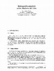 Research paper thumbnail of Bibliografía española sobre Historia del Cine