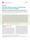 Research paper thumbnail of Protective effects of sirtuins in cardiovascular diseases: from bench to bedside