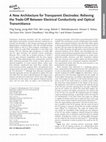 Research paper thumbnail of A New Architecture for Transparent Electrodes: Relieving the Trade-Off Between Electrical Conductivity and Optical Transmittance