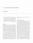 Research paper thumbnail of Dissecting the Classical Hybrid