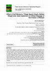 Research paper thumbnail of Effect of Soil Moisture, Tillage Speed, Depth, Ballast Weight and, Used Implement on Wheel Slippage of the Tractor: A Review