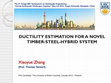 Research paper thumbnail of Ductility Estimation for a Novel Timber–Steel Hybrid System