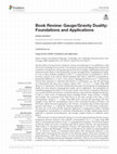 Research paper thumbnail of Book Review: Gauge/Gravity Duality: Foundations and Applications