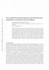 Research paper thumbnail of Non-equilibrium Photoionization and Hydrodynamic Simulations of Starburst-driven Outflows