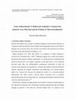 Research paper thumbnail of From “Ethno Dream” to Hollywood: Schnitzler’s Traumnovelle Kubrick’s Eyes Wide Shut and the Problem of “Deterritorialisation”