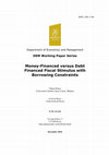 Research paper thumbnail of Money-Financed versus Debt-Financed Fiscal Stimulus with Borrowing Constraints