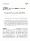 Research paper thumbnail of A Novel Elastic Metamaterial with Multiple Resonators for Vibration Suppression