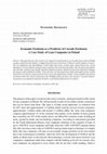 Research paper thumbnail of Economic Exclusion as a Predictor of Cascade Exclusion: A Case Study of Loan Companies in Poland