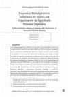 Research paper thumbnail of Esquemas Maladaptativos Tempranos en sujetos con Organización de Significado Personal Depresiva