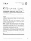 Research paper thumbnail of Persistent inequalities in child undernutrition: evidence from 80 countries, from 1990 to today