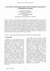 Research paper thumbnail of A Case Study of Performance Improvement of Database System based on Distributed Processing