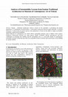 Research paper thumbnail of Analyses of Sustainability Lessons from Iranian Traditional Architecture in Museum of Contemporary Art of Tehran