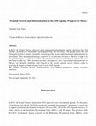 Research paper thumbnail of Economic Growth and Industrialization on the 2030 Agenda : Prospects for Mexico