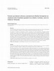 Research paper thumbnail of Factores que afectan la eficacia y persistencia de Bacillus thuringiensis var. israelensis sobre Anopheles aquasalis Curry (Diptera: Culicidae), vector de malaria en Venezuela