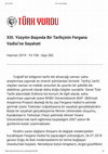 Research paper thumbnail of XXI. Yüzyılın Başında Bir Tarihçinin Fergana'ya Seyahati