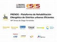 Research paper thumbnail of Proyecto Prende: plataforma de rehabilitación energética de distritos urbanos eficientes