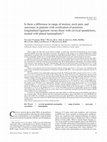 Research paper thumbnail of Is there a difference in range of motion, neck pain, and outcomes in patients with ossification of posterior longitudinal ligament versus those with cervical spondylosis, treated with plated laminoplasty?