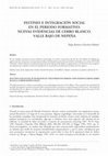 Research paper thumbnail of Festines e integración social en el Período Formativo: Nuevas evidencias de Cerro Blanco, valle bajo de Nepeña