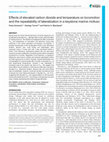 Research paper thumbnail of Effects of Elevated Carbon Dioxide and Temperature on Insect-Plant Interactions - a Review