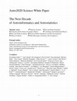 Research paper thumbnail of Astro2020 Science White Paper: The Next Decade of Astroinformatics and Astrostatistics