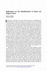 Research paper thumbnail of Reflections on the Republication of Mark von Hagen’s Essay