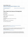 Research paper thumbnail of Future of Water for Food: Science and Technology Panel