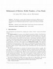 Research paper thumbnail of Refinement of Metrics: Erdős Number, a Case Study