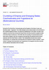 Research paper thumbnail of Crumbling of Empires and Emerging States : Czechoslovakia and Yugoslavia as ( Multi ) national Countries