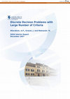 Research paper thumbnail of Discrete Decision Problems with Large Number of Criteria