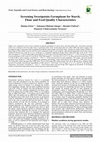 Research paper thumbnail of Screening Sweetpotato Germplasm for Starch , Flour and Feed Quality Characteristics