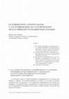 Research paper thumbnail of La jurisdicción constitucional y las posibilidades de concretización de los derechos fundamentales sociales