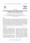 Research paper thumbnail of Microbially-Mediated Methyl Iodide Production in Water Samples from an Estuarine System