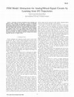 Research paper thumbnail of FSM model abstraction for analog/mixed-signal circuits by learning from I/O trajectories