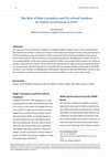 Research paper thumbnail of The Role of Male Caretakers and Pre-School Teachers for Father Involvement in ECEC