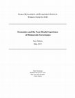 Research paper thumbnail of Economics and the Near-Death Experience of Democratic Governance