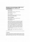 Research paper thumbnail of Exploration of green technologies in SMEs: the role of ambidexterity, domain separation and commercialization